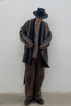 AVIVA JIFEI XUE A21-BWJ Heavy Wool Blend Belted Wrap Jacket
